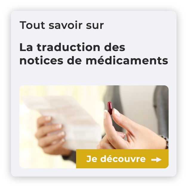 Lecture d'une notice de médicaments