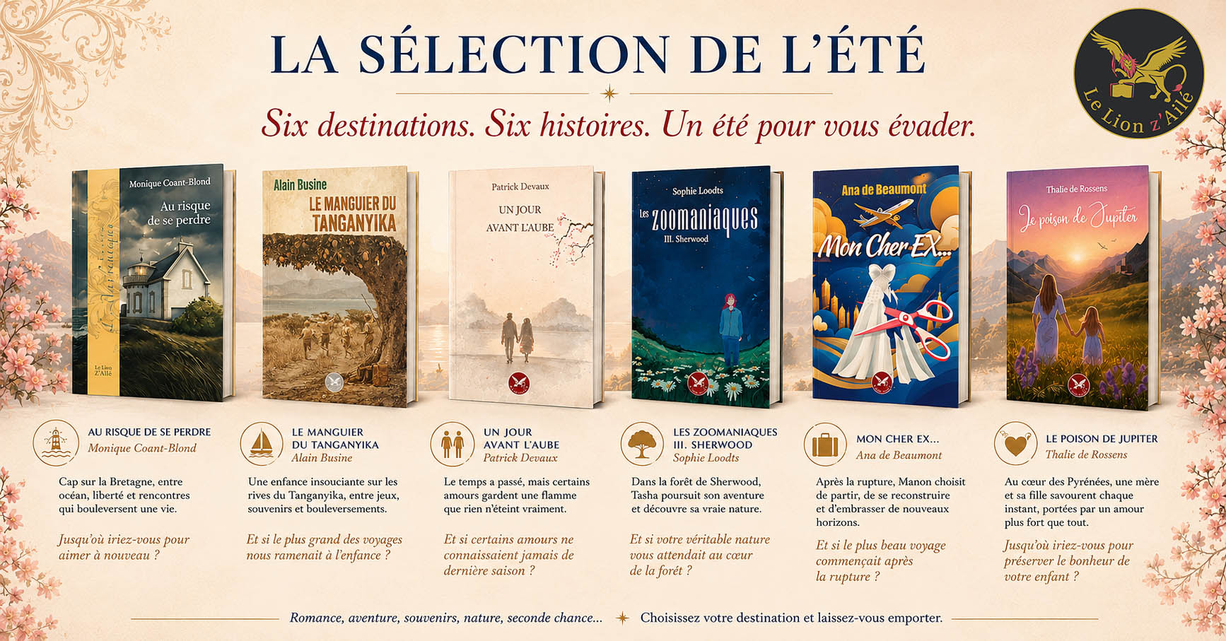 La Sélection de l'Été du Lion Z'Ailé